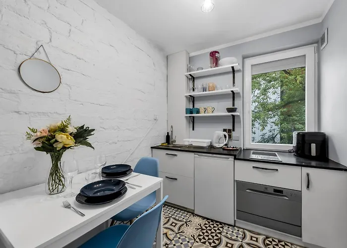 Apartment Powisle - Balcony, Workspace - By Rentujemy *