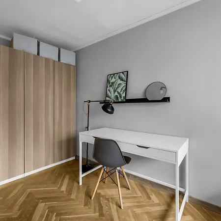 Powisle - Balcony, Workspace - By Rentujemy Appartement