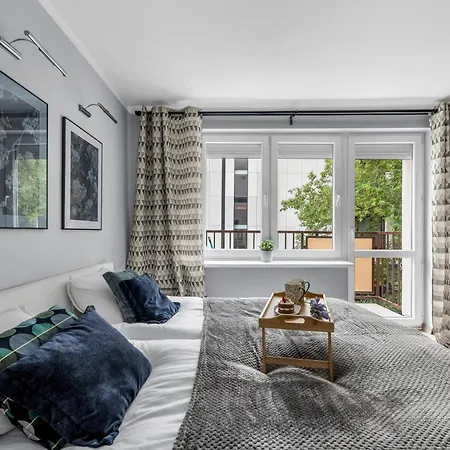 Powisle - Balcony, Workspace - By Rentujemy Appartement